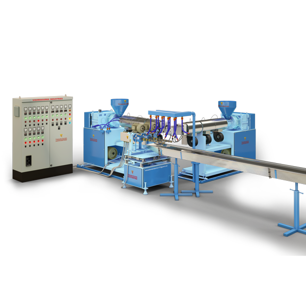 PVC Suction Hose Pipe One Time Two Pipe Making Plant (Dual Spiral Hose)