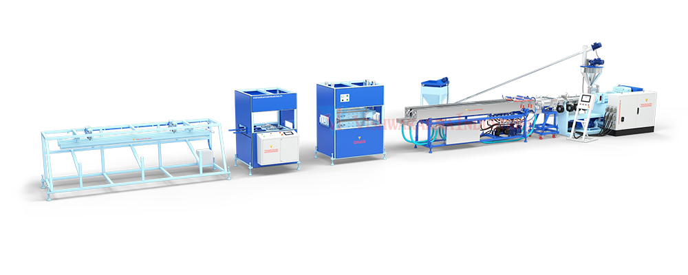 PVC Electrical Conduit & Plumbing Dual Pipe Making Machine